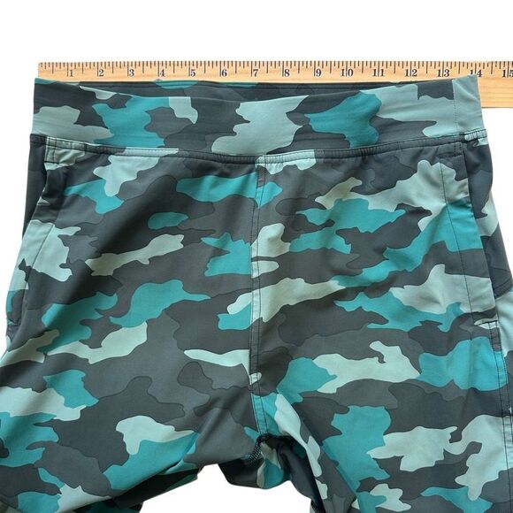 Lululemon Adapted State High Rise Jogger Crop 23” Camo Tidewater Teal Size 6 - Picture 6 of 10